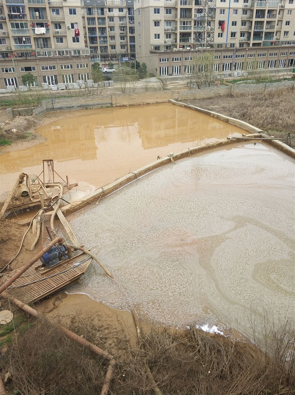 临县沉淀池淤泥清理-厂区废水池淤泥清淤